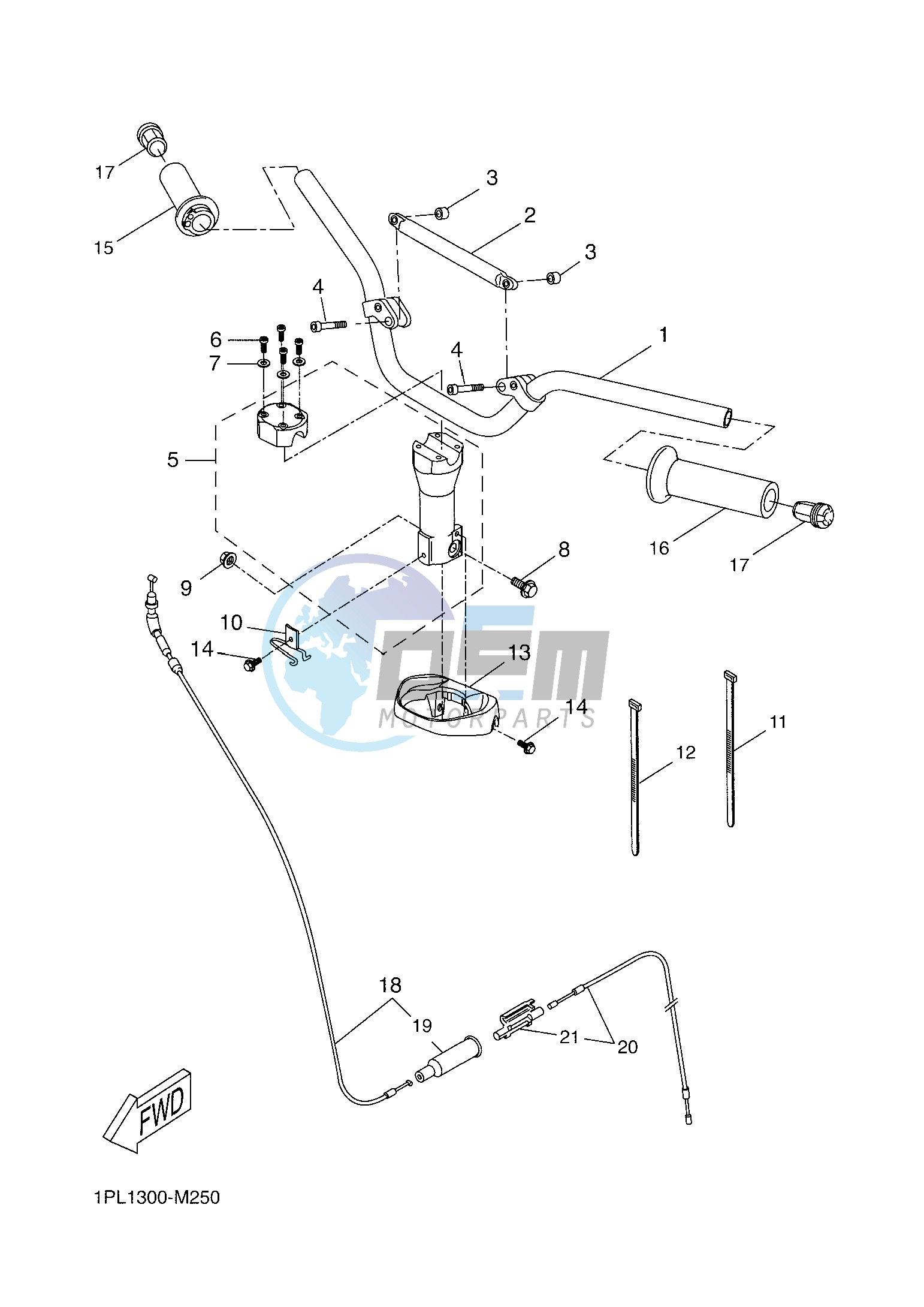 STEERING HANDLE & CABLE