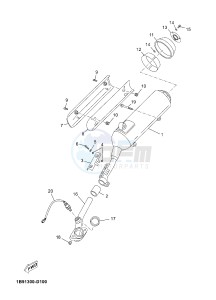 YP125R X-MAX125 X-MAX125 (2ABG 2ABG) drawing EXHAUST