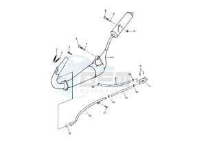 TZR RR 50 drawing EXHAUST