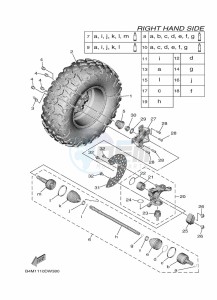 YXE1000EWS YX10EPSM (B4M2) drawing FRONT WHEEL 2