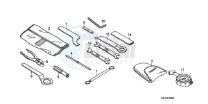 CBR600RR9 UK - (E / MK) drawing TOOLS