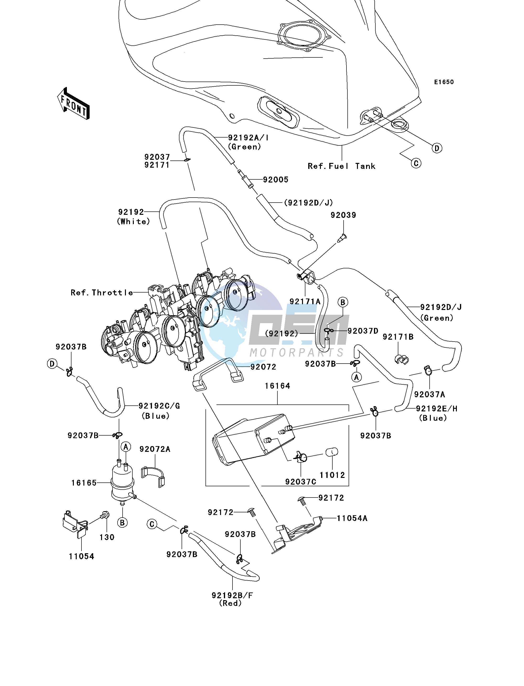 FUEL EVAPORATIVE SYSTEM -- CA- -