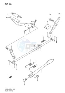 VL800CUE INTRUDER EU drawing REAR BRAKE