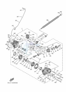 YXF1000EWS YX10FPSM (B4J2) drawing FRONT DIFFERENTIAL