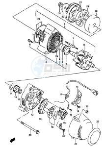 GSF1200A (E18) drawing ALTERNATOR