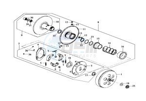 HD 200 drawing CLUTCH