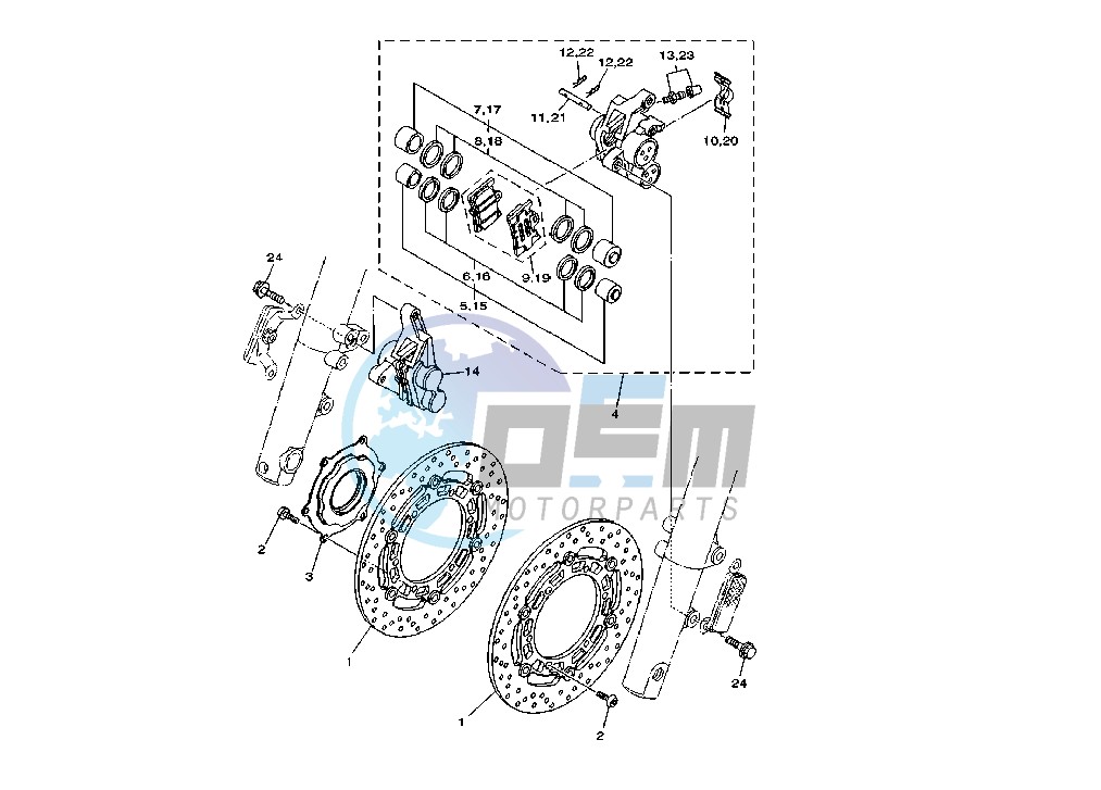 FRONT BRAKE CALIPER