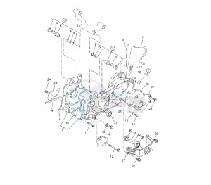 YP R X-MAX 250 drawing CRANKCASE