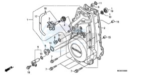 ST1300A9 France - (F / ABS CMF MME) drawing FRONT CRANKCASE COVER