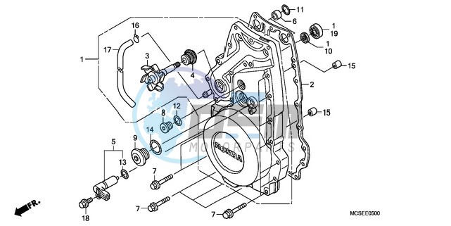 FRONT CRANKCASE COVER