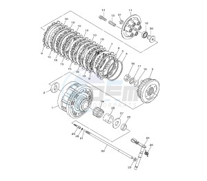 XJ6-S DIVERSION 600 drawing CLUTCH