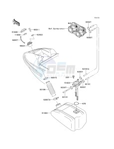 JS 750 C [SXI PRO] (C1-C5) [SXI PRO] drawing FUEL TANK