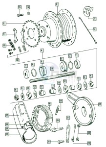 A3 50 drawing Rear wheel II