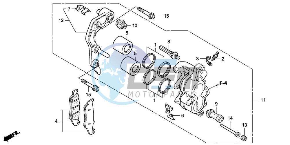 FRONT BRAKE CALIPER