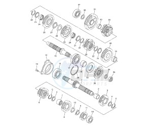 FZ6 S2 600 drawing TRANSMISSION