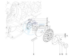 LX 150 4T ie USA drawing Driving pulley