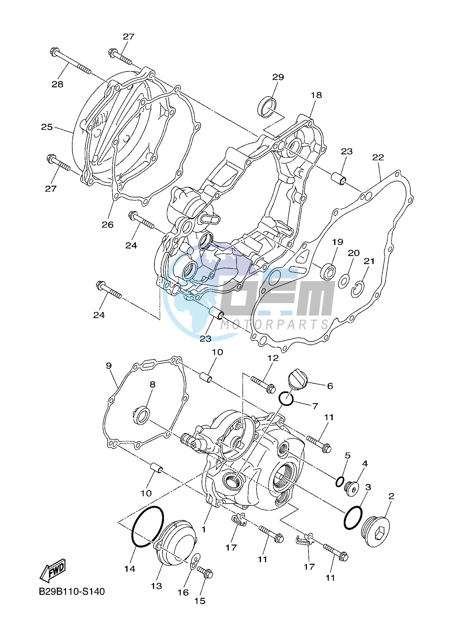 CRANKCASE COVER 1