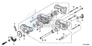 TRX500FAC drawing OIL PUMP