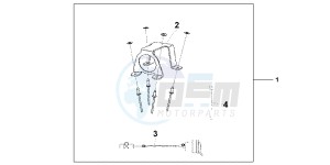 VFR1200FDD VFR1200F Dual Clutch UK - (E) drawing 12V DC SOCKET KIT