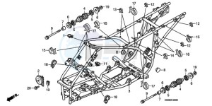 TRX250TMA ED drawing FRAME BODY