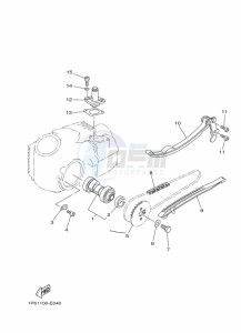 TT-R50E (BEG3) drawing CAMSHAFT & CHAIN