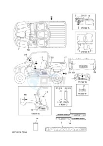 YXM700E YXM700PF VIKING (1XPS) drawing EMBLEM & LABEL 1