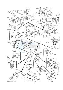 YFM700R YFM70RSSH RAPTOR 700 SPECIAL EDITION 2 (B46B) drawing ELECTRICAL 1