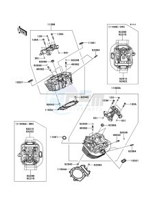 VN1700_CLASSIC_TOURER_ABS VN1700DCF GB XX (EU ME A(FRICA) drawing Cylinder Head