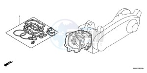 PES125R9 France - (F / CMF STC) drawing GASKET KIT A