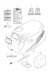 DF 4 drawing Engine Cover