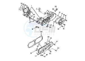 BW'S ORIGINAL 50 drawing CRANKCASE