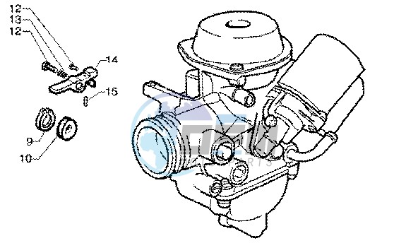 Carburettor throttle