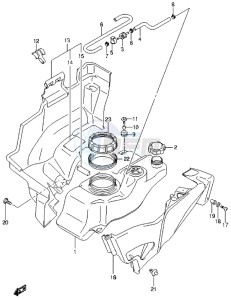 LT-A500X drawing FUEL TANK