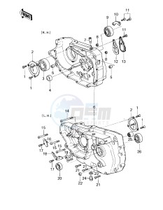 KZ 200 A (A1-A2) drawing CRANKCASE