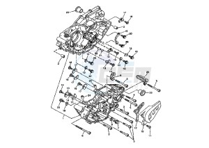 WR F 250 drawing CRANKCASE