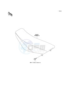 KX 100 D [KX100] (D1-D5) [KX100] drawing SEAT