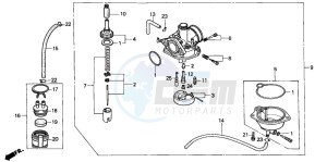 SH50 SCOOPY drawing CARBURETOR