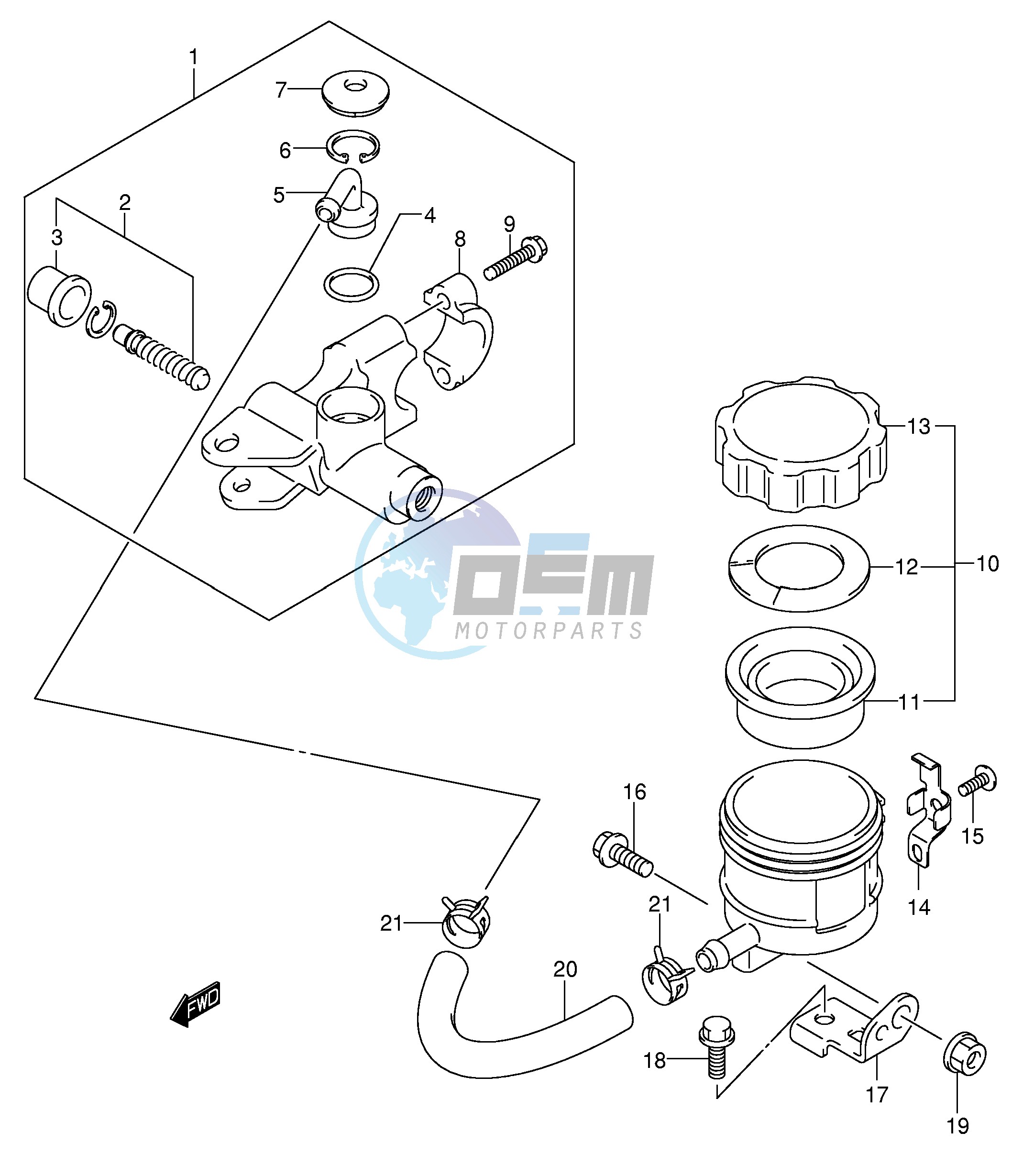 FRONT MASTER CYLINDER