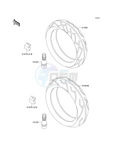 ZX 600 E [NINJA ZX-6] (E7-E9) [NINJA ZX-6] drawing TIRES