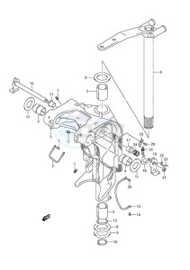 DF 250 drawing Swivel Bracket (DF 250S)