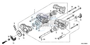 TRX500FPAC drawing OIL PUMP