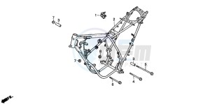 CRM50R drawing FRAME BODY