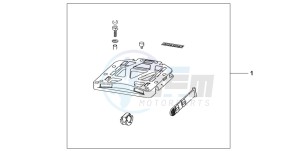 XL1000V VARADERO drawing REAR BASE CARRIER