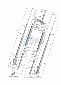 CZD300-A XMAX 300 (BMK1) drawing WATER PUMP