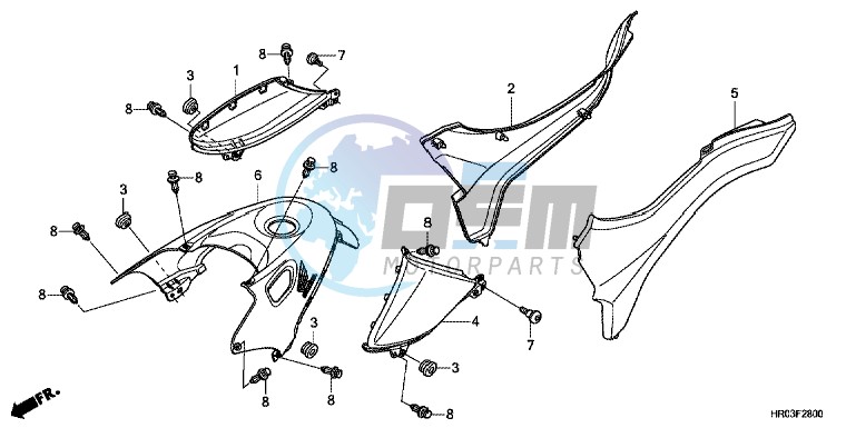 SIDE COVER/ TANK COVER