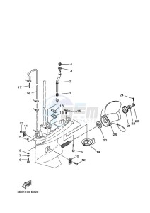 F100D drawing PROPELLER-HOUSING-AND-TRANSMISSION-2