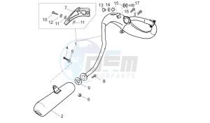 RCR_SMT Racing 50 drawing Exhaust pipe