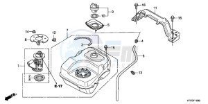 SH125B drawing FUEL TANK