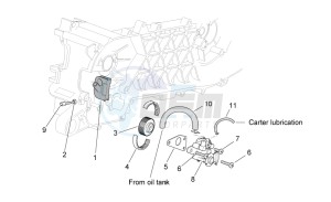 SR 50 H2O new ie AND carb. drawing Oil pump