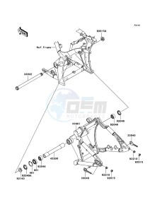 VN2000 CLASSIC VN2000H9F GB XX (EU ME A(FRICA) drawing Swingarm